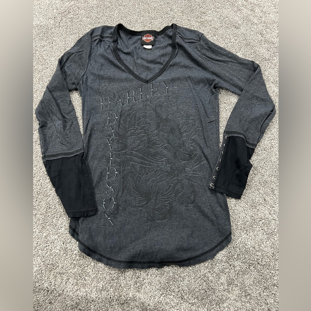 Harley Davidson long sleeve shirt, size (Large)